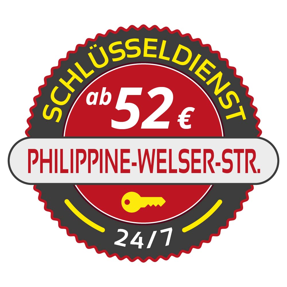 Schluesseldienst Augsburg philippine-welser-strasse mit Festpreis ab 52,- EUR